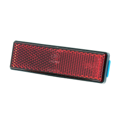  Red Rectangular Reflector - Adhesive Reflectors RMS