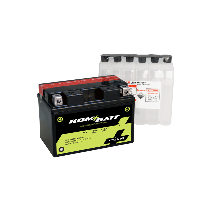 Kombatt Battery Mf Mf KT12A-Bs Lead-Acid Batteries Kombatt