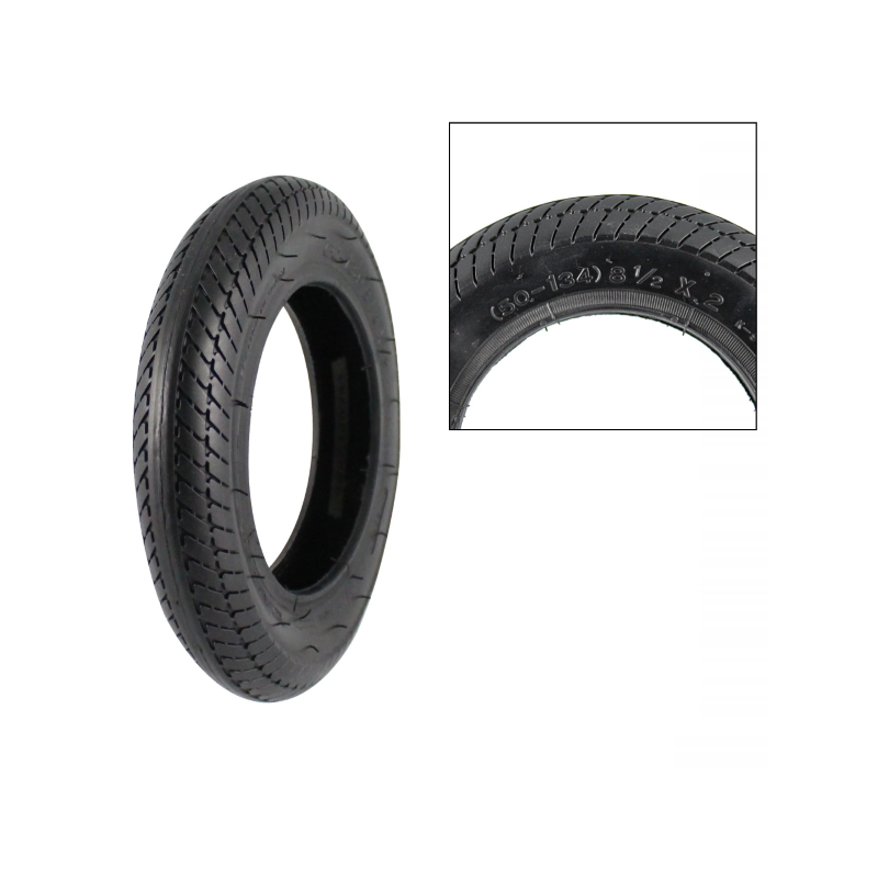 Tyre Electric Scooter - 8 1/2 X 2, Black, High Profile Inner Tube Motorcycle and Scooter Protection Kenda