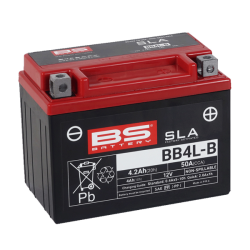 Batteria Bs Sla BB4L-B Batterie al Piombo BS-Battery