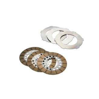 Ferodo Complete Set Of Standard Clutch Plates Vespa 125 VM1-2T/VU1T/VN1T /Ape B AB1-4T FCS0722/2 Clutch Discs Ferodo
