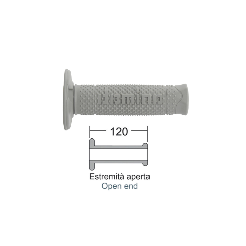 Domino Gripes Soft Plus Gray Grips Domino