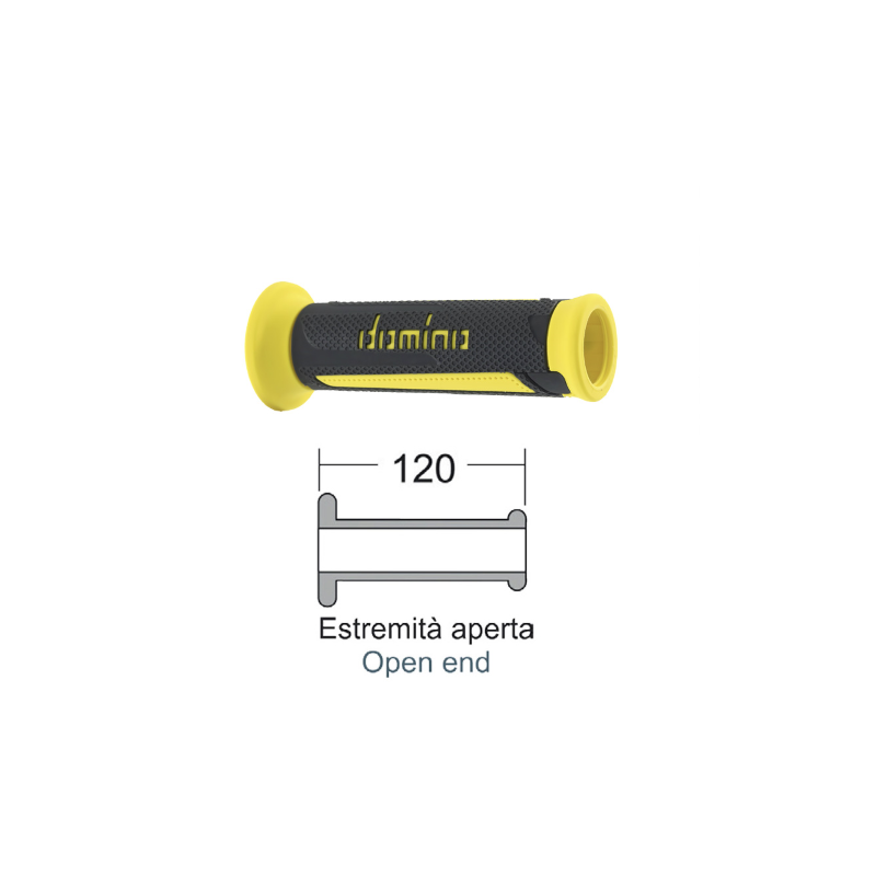 Domino Grips Turismo Yellow/Anthracite Grips Domino