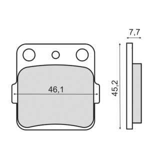  Organic Brake Pads Honda Cr 80R Brake Pads RMS