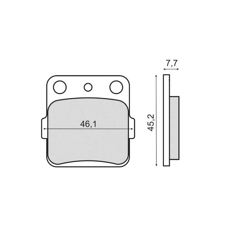  Organic Brake Pads Honda Cr 80R Brake Pads RMS