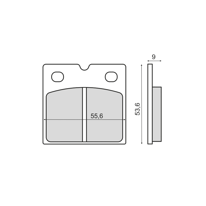 Sinter-Tech Brake Pads Bmw R65 650cc Brake Pads RMS