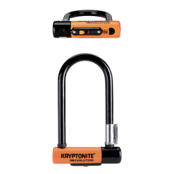 Lucchetto U-Lock Mini-9 - Nero Arancio Lucchetti e Catene Kryptonite