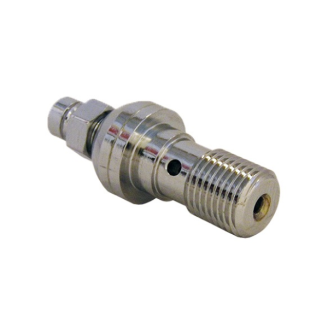 M10x1.00 Single Bleed Banjo Bolt, Chrome Braided Hose Kits Evok