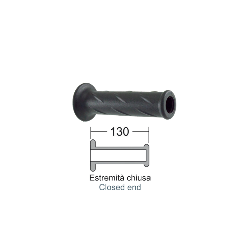 Manopole Domino Nere Piaggio Beverly 125-250cc 2001/2003 Manopole Domino