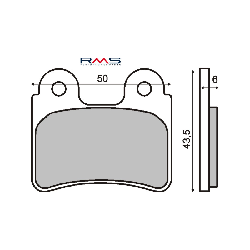 Pastiglie Freno Organiche Montesa Cota Pastillas de freno RMS