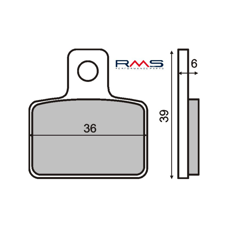  Organic Brake Pads Montesa Cota Brake Pads RMS