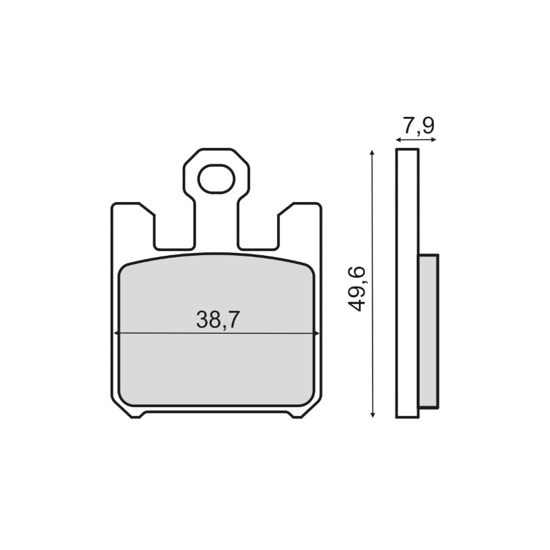 Sinter-Tech Brake Pads Kawasaki Z750 R Brake Pads RMS