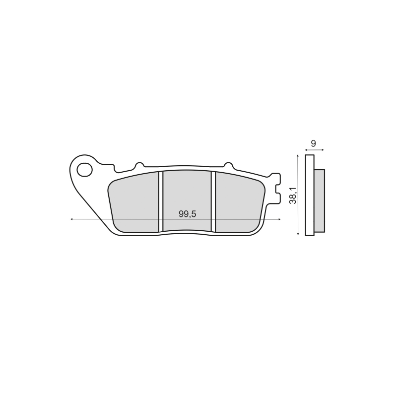 Sinter-Tech Brake Pads Honda Vfr 1200F Brake Pads RMS