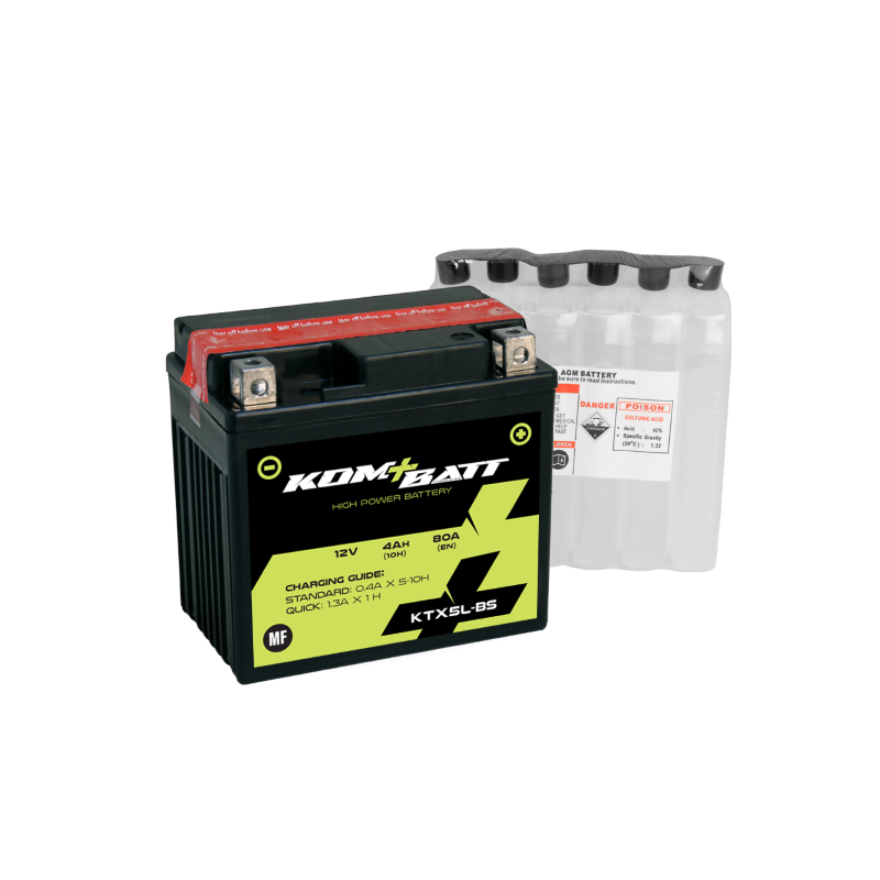 Kombatt Battery Mf KTX5L-Bs Lead-Acid Batteries Kombatt