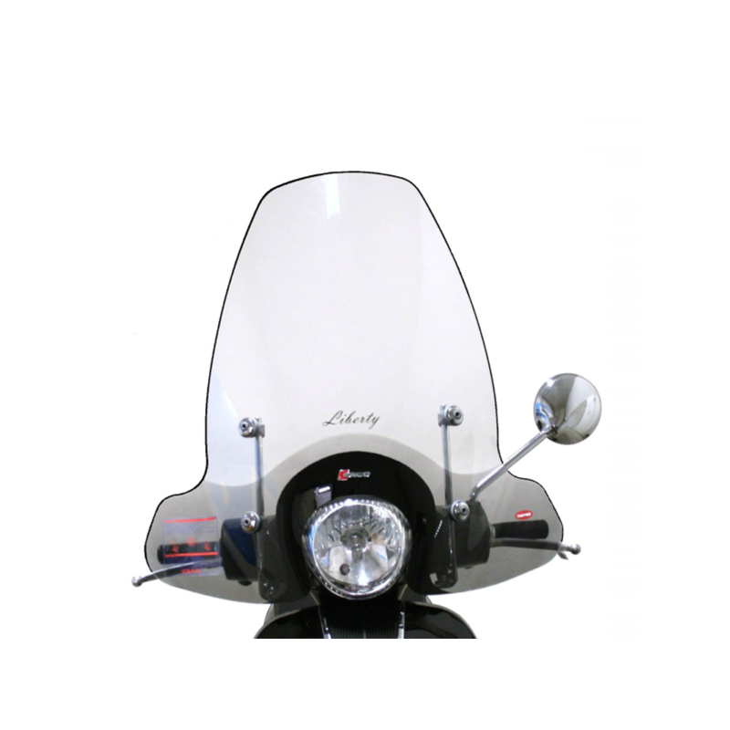 Parabrezza Faco Piaggio Liberty 50-125-150-200cc Dal 2004/2015 23166 Pare-brise et carénages Faco