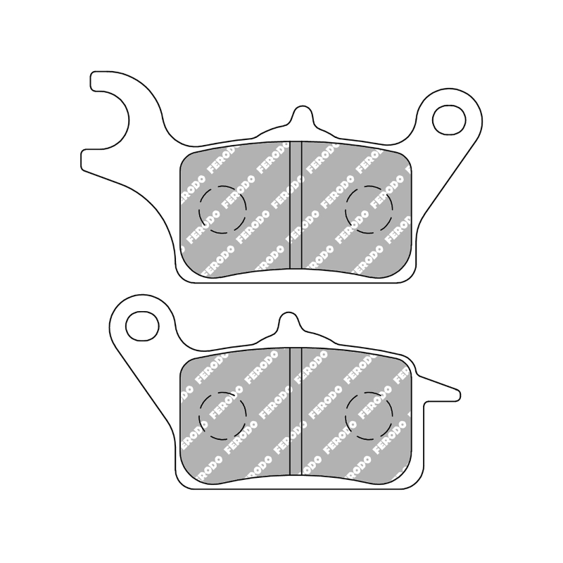Ferodo Brake Pads Eco Friction FDB2289EF Brake Pads Ferodo