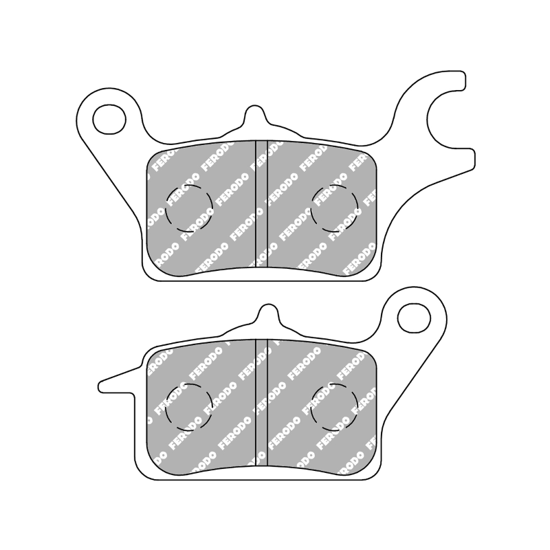 Pastiglie Freno Ferodo Eco Friction FDB2296EF Plaquettes de frein Ferodo
