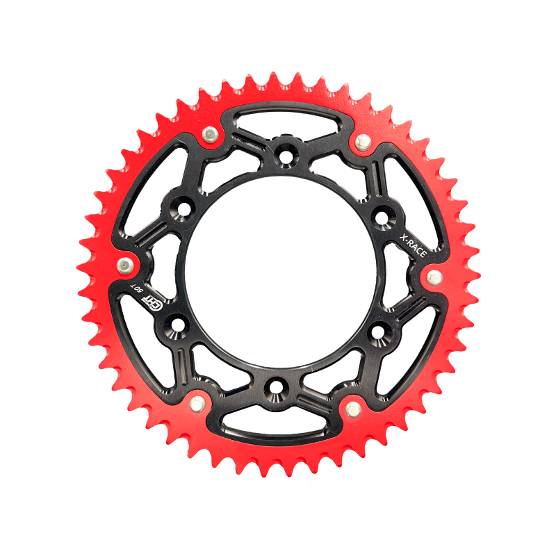 Rear Sprocket 2158-48 X-Race Red-Bk Sprockets Chiaravalli Group Spa