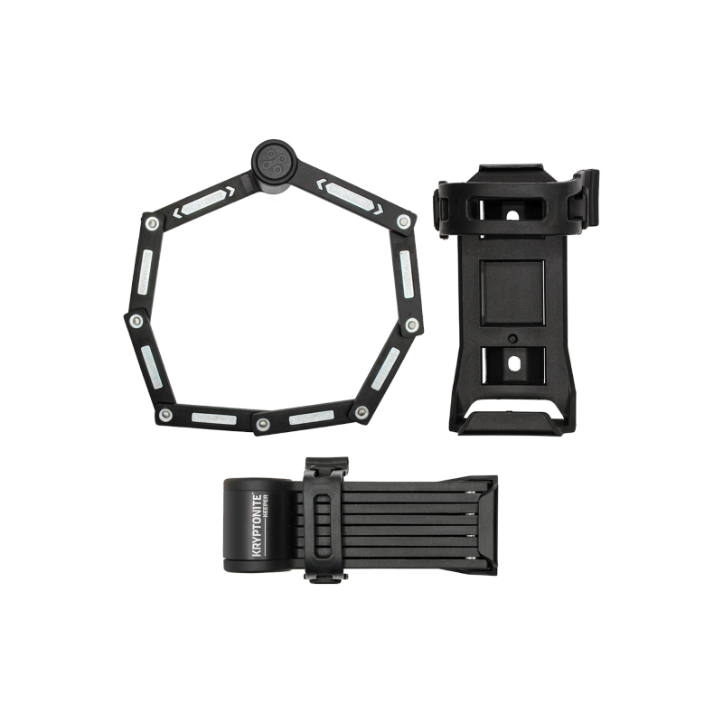 Lucchetto Pieghevole Mini Keeper - Nero Lucchetti e Catene Kryptonite