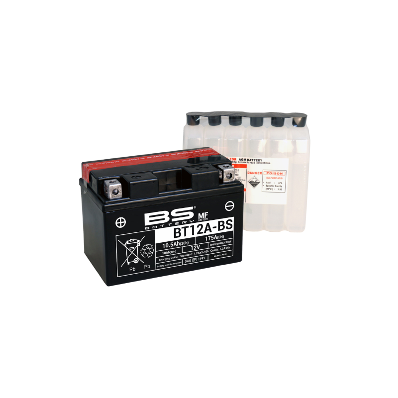 Batteria Bs Mf BT12A-Bs Blei-Säure-Batterien BS-Battery