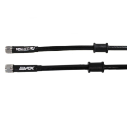 Tubo Freno 750MM Dado Girevole 1/8 Bsp - Nero Tubi Freno Evok