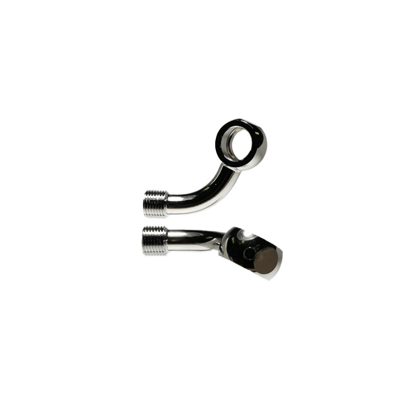 M10 Banjo 70° Lungo + 60° Destro, Cromato Kit de tubos trenzados de metal Evok