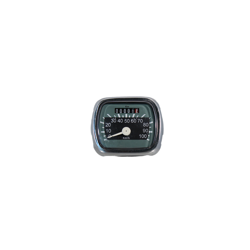 Black Green Bottom Speedometer Classic Piaggio Vespa 125-150cc Vm-Vn-Vl Odometers Rms Classic