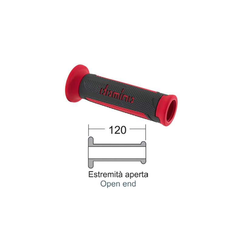 Domino Grips Turismo Red/Anthracite Grips Domino