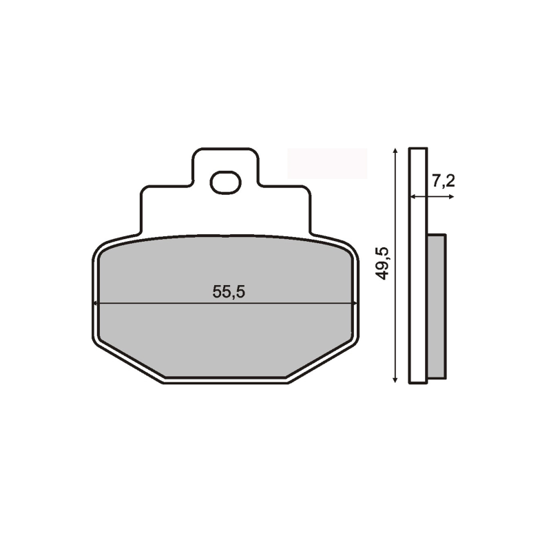 Sinter-Tech Brake Pads Gilera Runner 125 Brake Pads RMS