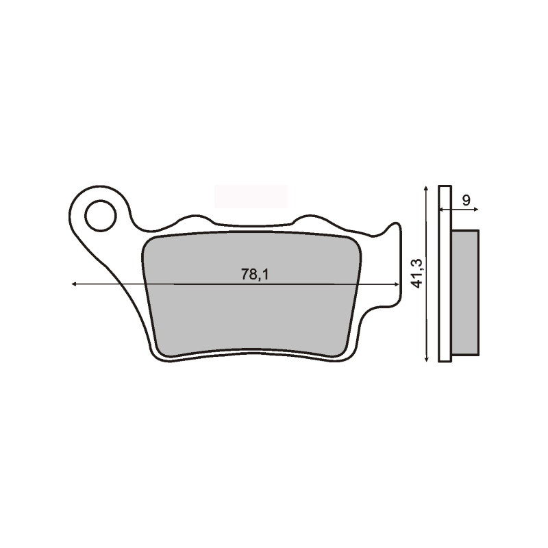 Pastiglie Freno Organiche Honda Cb 500S Pastiglie Freno RMS