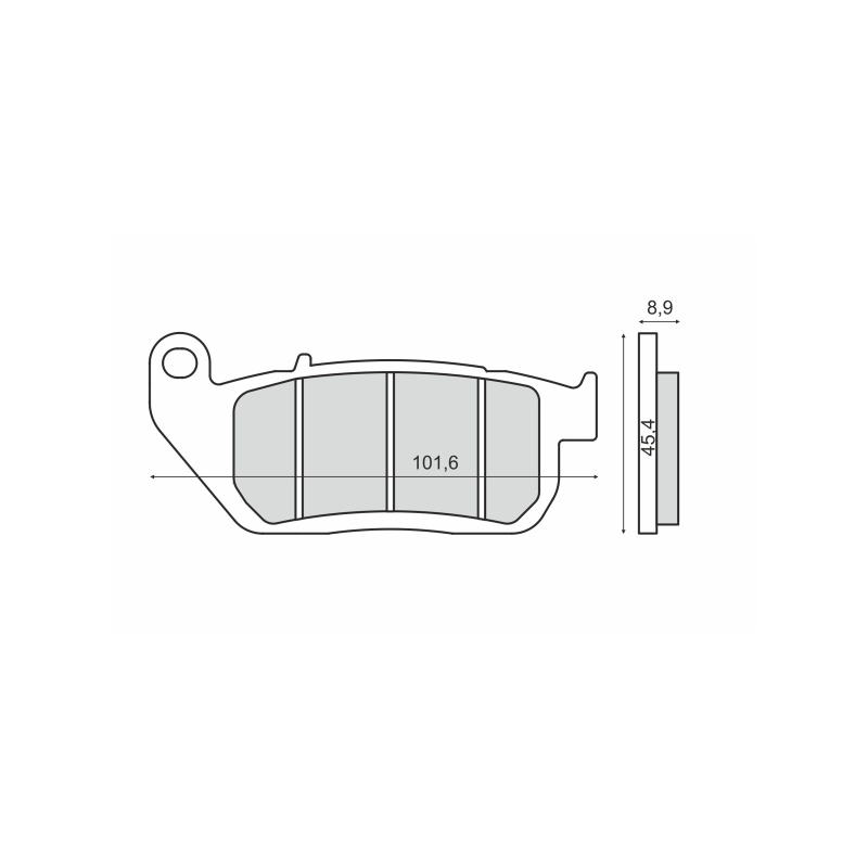 Sinter-Tech Brake Pads Harley Davidson Iron 883 Brake Pads RMS