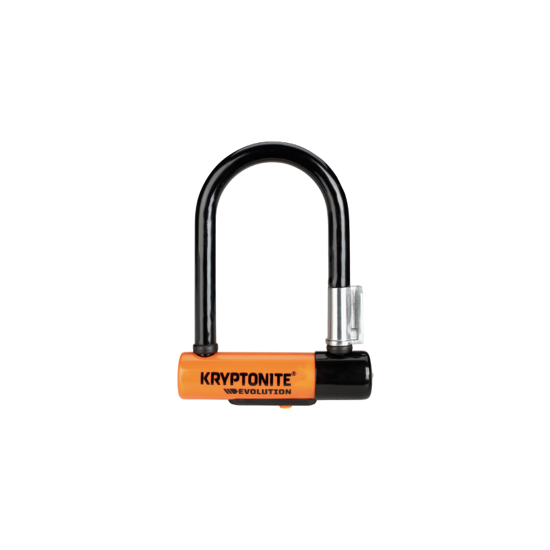 U-Lock Evolution Mini-5 - Black Orange Locks and Chains Kryptonite