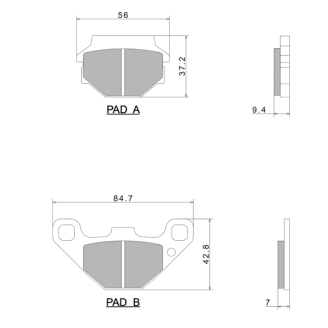 Ricambi e accessori Nissin | Amotorbike.com