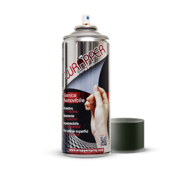 Bomboletta Vernice Rimovibile Wrapper Grigio Titanio Opaco Met 400ml Varie officina Wrapperspray