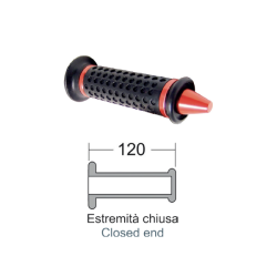 Manopole Nere/Rosso Manopole RMS