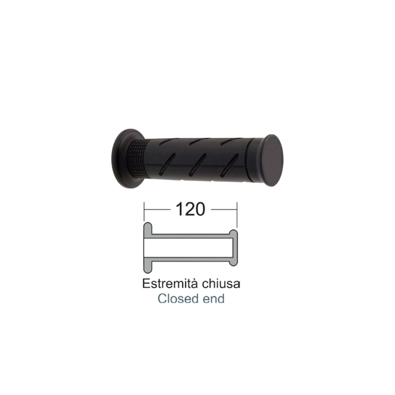 Manopole Domino Nere Honda Sh 300cc/Integra 700cc Manopole Domino