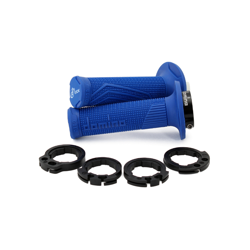 Manopole Domino D-Lock Blu Con Ghiere D10046C4800A9-0 - Blu Manopole Domino