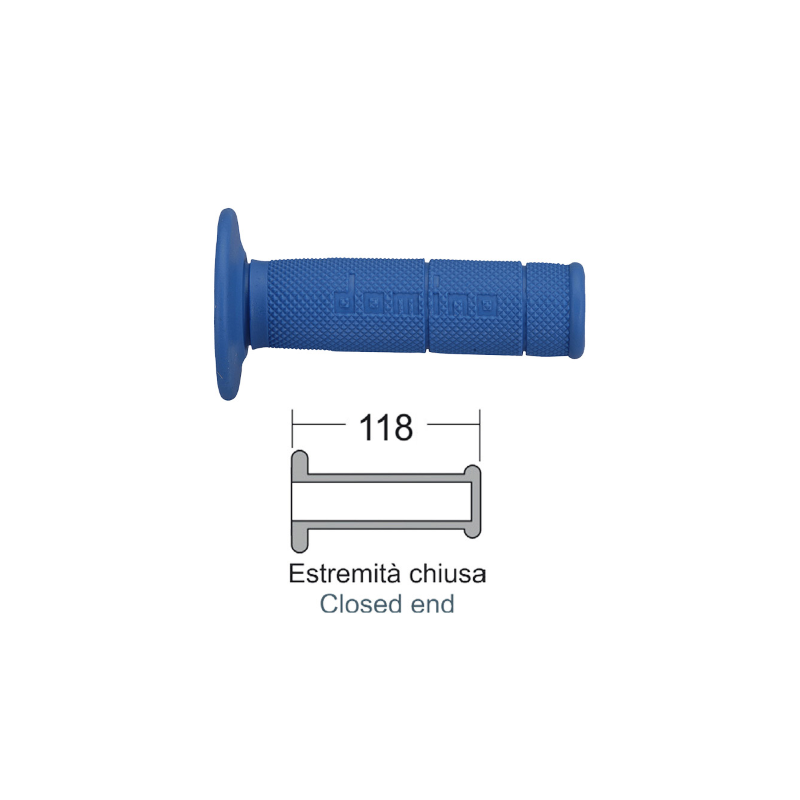 Domino Blue Grips Cross/Enduro Grips Domino