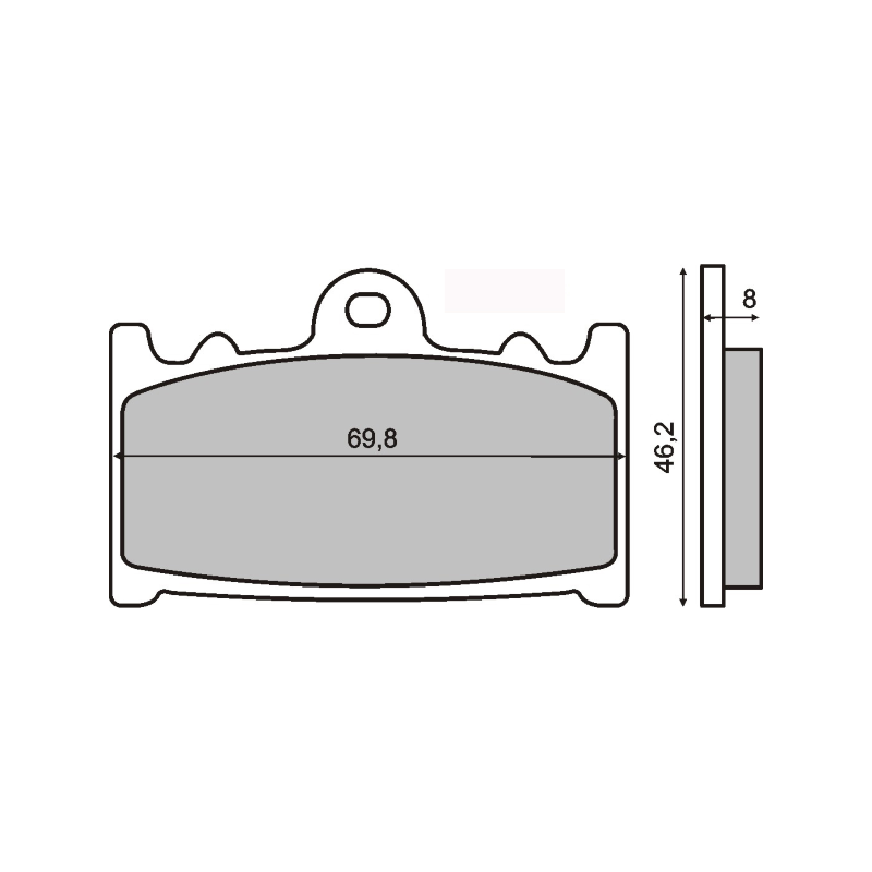 Pastiglie Freno Organiche Suzuki Gsr 600 Pastiglie Freno RMS