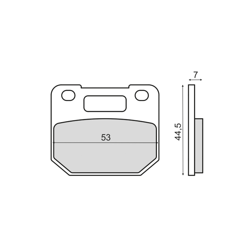 Pastiglie Freno Organiche Suzuki Rg 80 Gamma Plaquettes de frein RMS