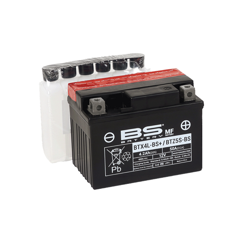 Batteria Bs Mf BTX4L-Bs+ Batterie al Piombo BS-Battery