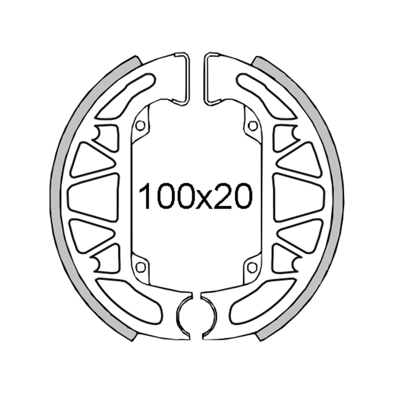 Ganasce Freno Piaggio Sfera/Zip/Quartz 50cc Ganasce Freno RMS