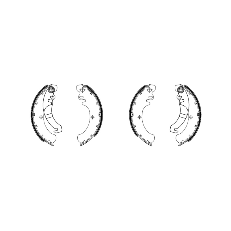 Ganasce Freno Ferodo FSB886EF Ganasce Freno Ferodo