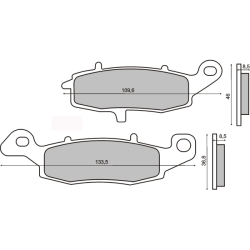 Sinter-Tech Brake Pads Suzuki Gs 500cc Brake Pads RMS