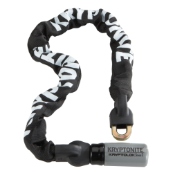Integrated Chain Lock Kryptolok Series 2 - 120 Cm, Black Silver Locks and Chains Kryptonite