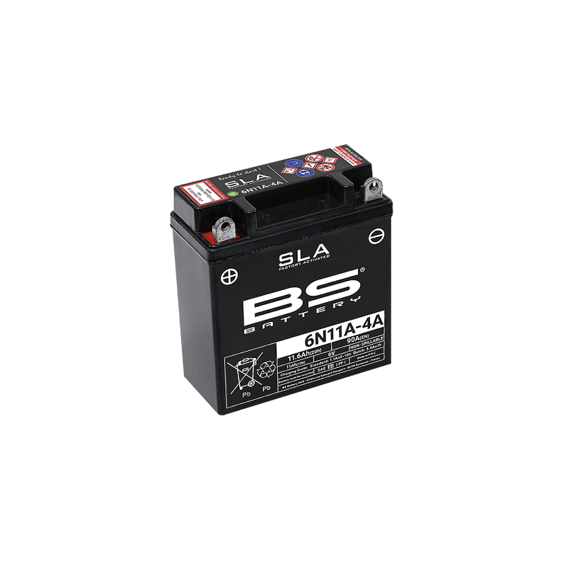 Batteria Bs Sla 6N11A-4A Batterie al Piombo BS-Battery