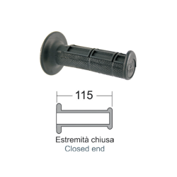 Manopole Strong Grip Nere Manopole RMS