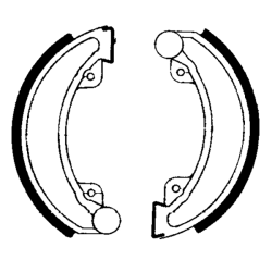 Ferodo Brake Shoes FSB744 Brake Shoes Ferodo