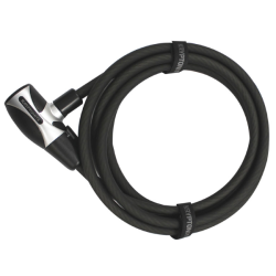 Spiral Cable Lock Kryptoflex 1518 - Black Locks and Chains Kryptonite
