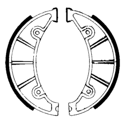 Ganasce Freno Ferodo FSB852 Bremsbacken Ferodo